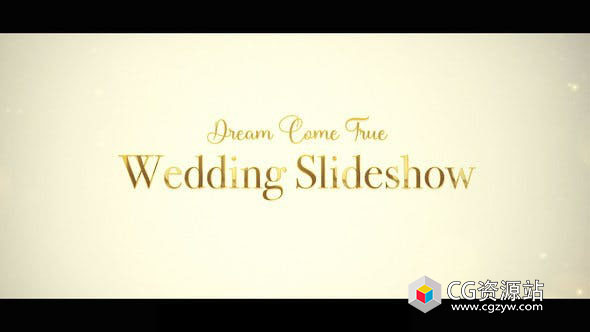 AE+PR模板-浪漫爱情婚礼视差粒子照片回忆片头