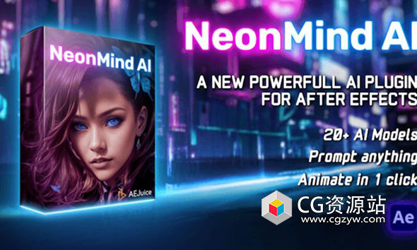 AE脚本-内置AI智能生成创意视频 AeJuice – NeonMind AI