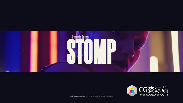 AE模板-动感时尚快闪文字视频片头 Dynamic Stomp Opener