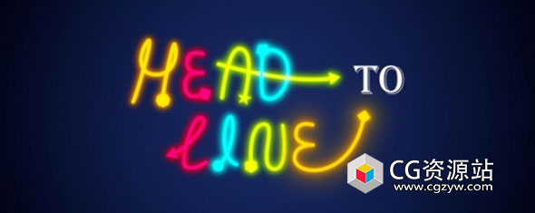 自定义路径箭头动画AE脚本 Head to Line V2.1 + 使用教程