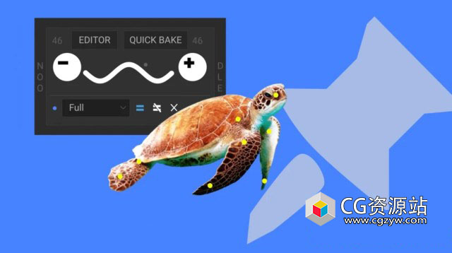 AE脚本-图钉木偶图层弹性动态跟随动画 Noodle 2 + 使用教程