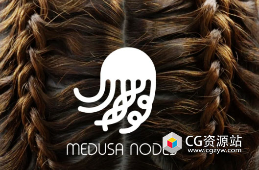 Blender程序头发系统工具 MEDUSA NODES v1.1.5 beta