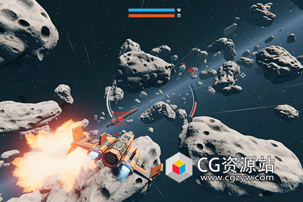 Unity太空游戏作战套件 Space Combat Kit v2.8.1