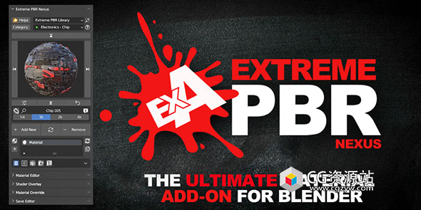 Blender材质库插件 Extreme Pbr Nexus V4.1.141+ 资产库
