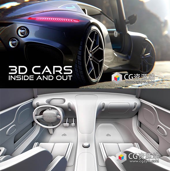 Blender 高精度汽车建模大师班视频教程+中文字幕-图片1