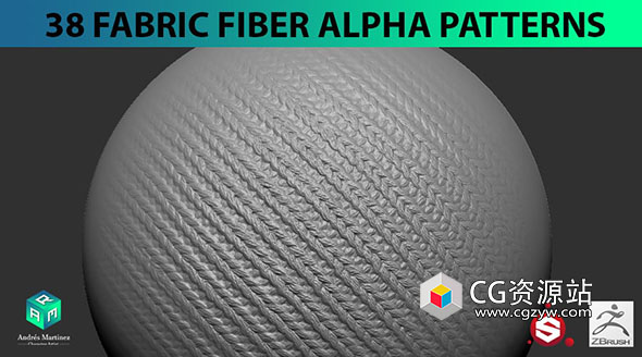 38种2K织物皮革缎纹地毯亚麻图案贴图素材 38 Fabric Fiber Alpha Patterns-图片1