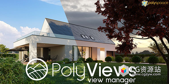 Blender视图管理器渲染插件 Polyviews – Easy View Manager v2