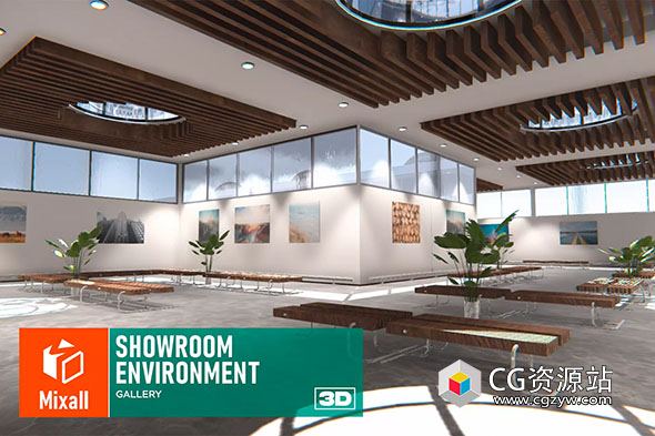 Unity展厅环境 – 画廊 Showroom Environment – gallery v1.0