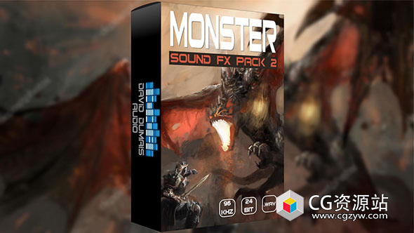 1400个生物怪物咆哮无损音效包 Monster Sound FX Pack 2
