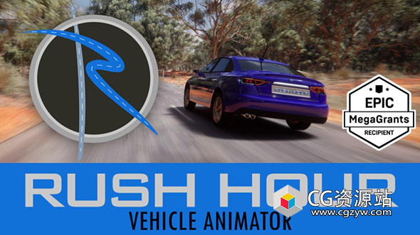 Unreal车辆动画控制插件 Rush Hour – Vehicle Animator v1.3