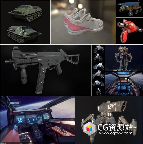 PBR游戏3D模型捆绑包 2023年11月1日-图片1