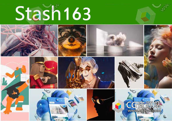2024年 Stash 163期CG创意电视栏目包装参考广告视频动画短片合集