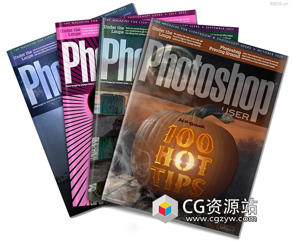 Photoshop设计用户手册杂志2023年度合集 Photoshop User USA
