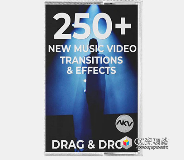 PR预设-250个嘻哈说唱风格频闪重影扭曲模糊抖动效果视频转场 250+ MV Transitions & Effects