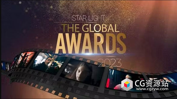 AE模板-电影胶片颁奖晚会典礼包装片头 Award Pack