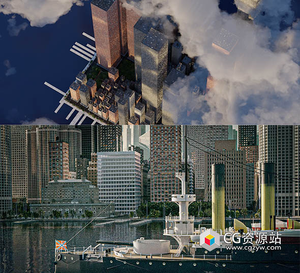 Blender插件-城市场景环境楼房街道信号灯树木生成工具 Citigen v.4.2.2