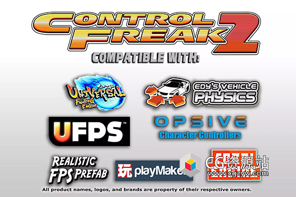 Unity触摸控制输入插件 Control Freak 2 – Touch Input Made Easy! v2.8.10