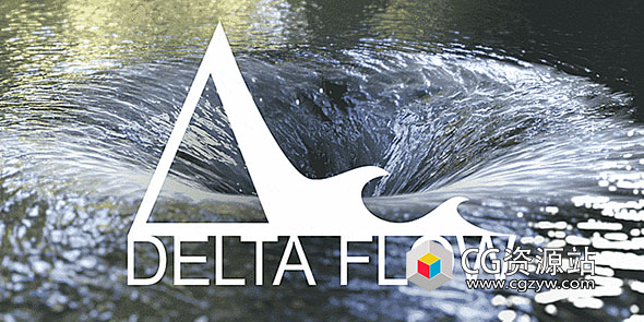 模拟水流液体流动效果Blender预设 DeltaFlow V1.2