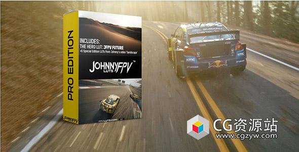 75组专业电影级航拍运动风光Vlog调色LUT预设 Johnny FPV™ LUTS (PRO Edition)-图片1