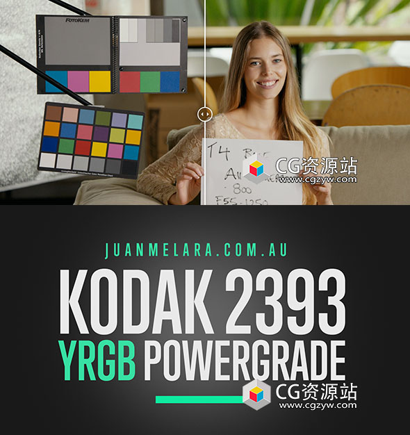 Juan Melana 达芬奇胶片仿真模拟调色节点 Kodak 250D – Kodak 2393 YRGB PowerGrade-图片1
