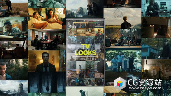 经典美剧胶片视觉美学电视外观LUT视频调色预设 Tropic Colour – TV Looks-图片1