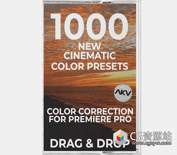 PR预设-1000多个航拍时尚旅行复古城市婚礼电影色彩调色预设 AKVStudios – 1000+ Cinematic Color Presets