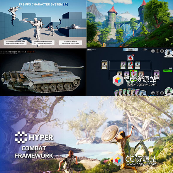 UE虚幻引擎游戏资源捆绑包 2024年1月3日-图片1