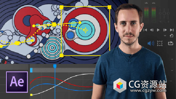 AE教程-运动图形动画基础教程+英文字幕 Expressive Motion Graphics Animations