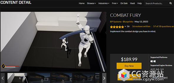 Unreal战斗系统 Combat Fury