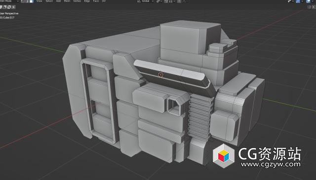Blender多边形角切线插件 Cut Corner V1.0.0