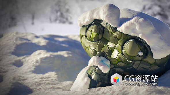 Blender程序化雪生成资产预设 Snowify