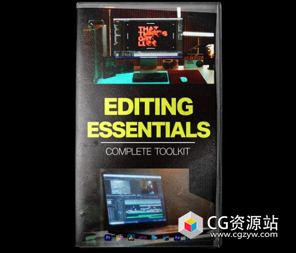 100组创意电影胶片颗粒视频图形文字标题LUT调色预设捆绑包 Tropic Colour EDITING ESSENTIALS