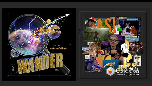 AE/PR/AI在线素材库搜索查找脚本 Mt.Mograph Wander V1.13