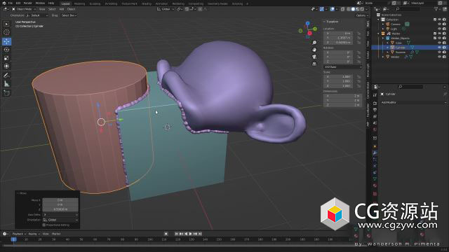 Blender模型融合焊接资产预设 Welder Objects