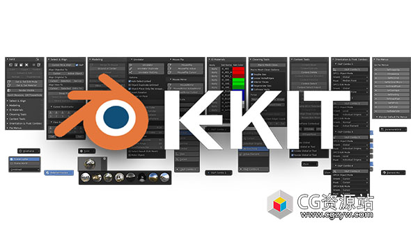 Blender脚本小功能工具插件 keKit Pro v3.5.4