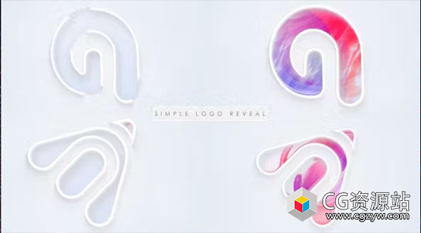 AE模板-简洁Logo动画 Simple Logo Reveal