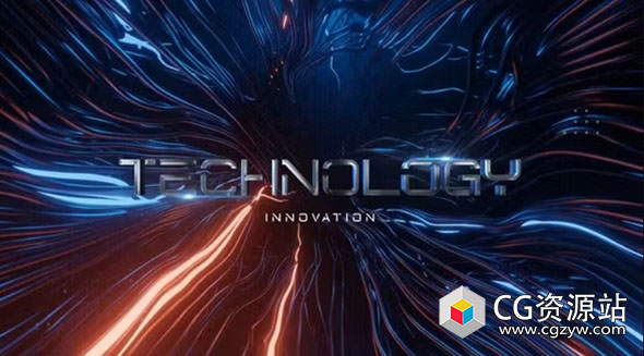 AE模板-科技感文字宣传片头 Abstract Cinematic Titles