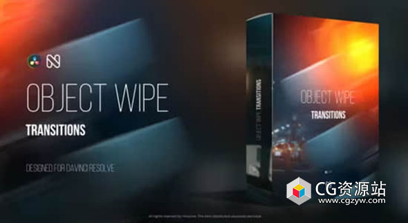 AE+达芬奇模板-物体遮挡平滑擦除无缝转场预设 Object Wipe Transitions