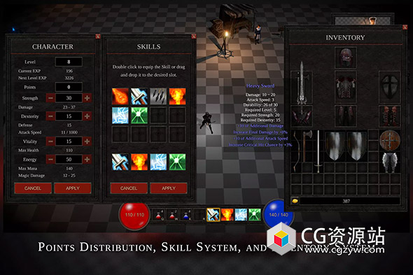 Unity角色扮演游戏项目 ARPG Project