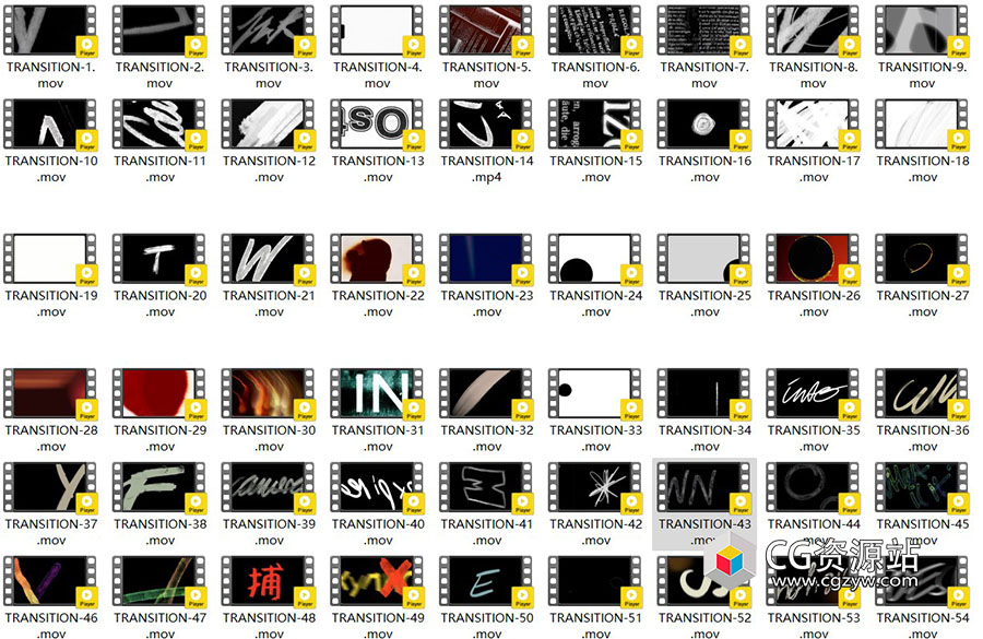 4K视频素材-60组电影胶片元素闪烁叠加视频转场素材 CMG – Film Transition Overlays-图片2