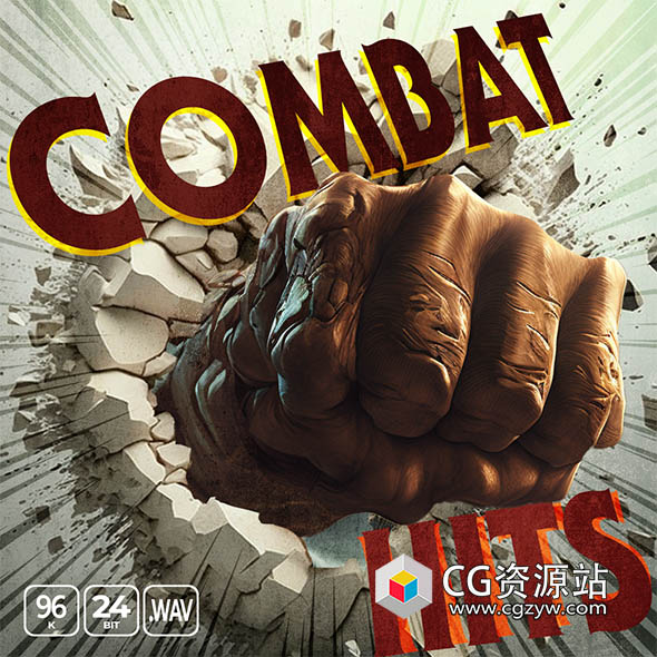 335个游戏打斗搏击拳打脚踢血液飞溅声无损音效 Epic Stock Media Combat Hits