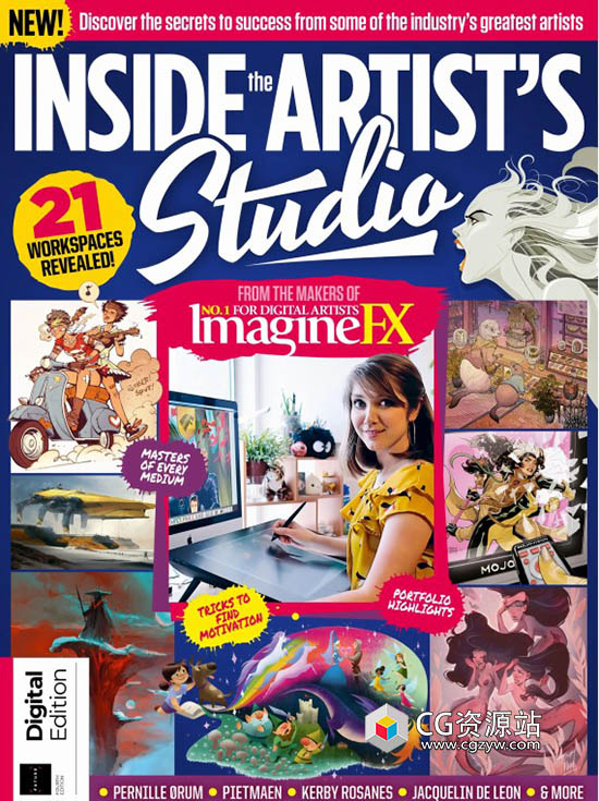 ImagineFX走进艺术家工作室杂志2024年第4版