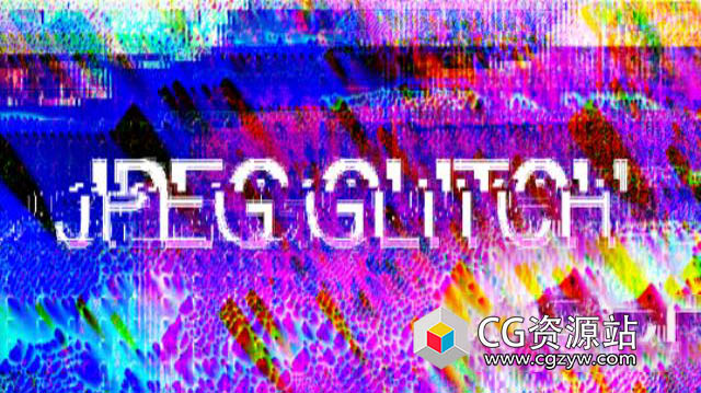 AE插件信号损坏故障噪点视频特效 JPEG Glitch v1.0.6 Win