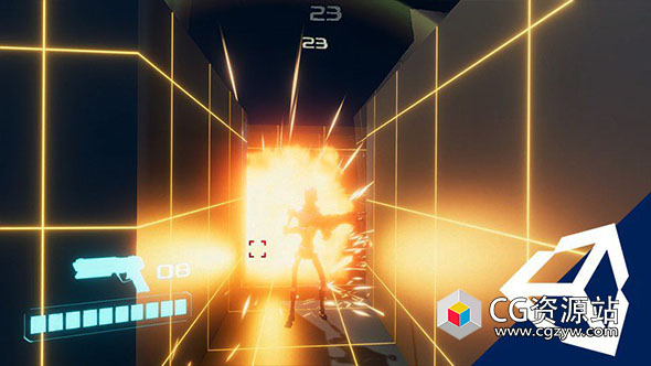 Unity构建惊险刺激射击游戏实例制作视频教程+中英文字幕