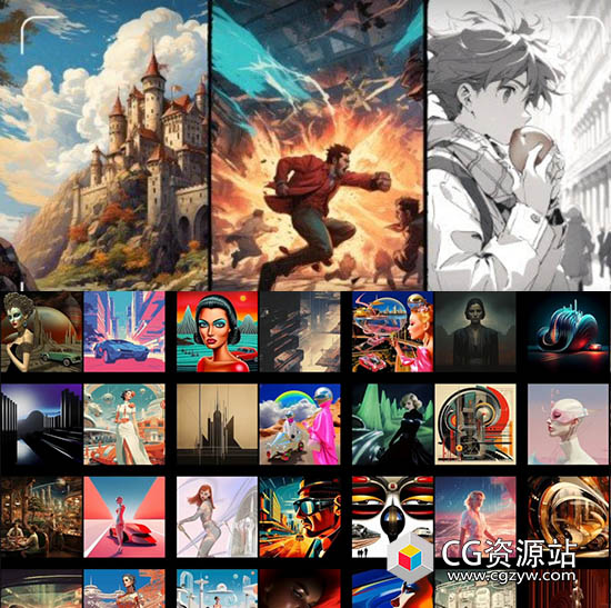 Midjourney AI图像生成制作基础视频教程 The Midjourney AI Image Accelerator-图片1