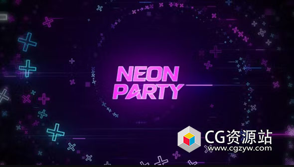 AE模板-时尚时装秀派对炫酷文字片头 Party Titles