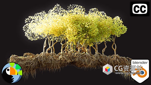 Blender几何节点高级视频教程+中英文字幕