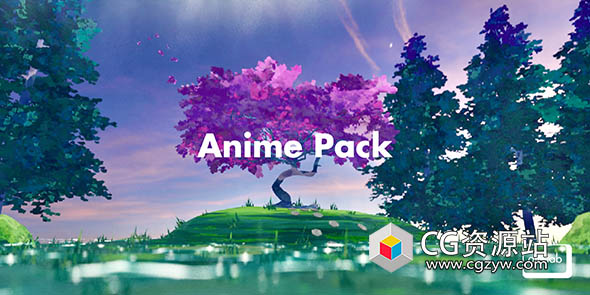 Blender 250+卡通动漫着色器模型材质资产预设 Alt Tab – Procedural Anime Pack 250+