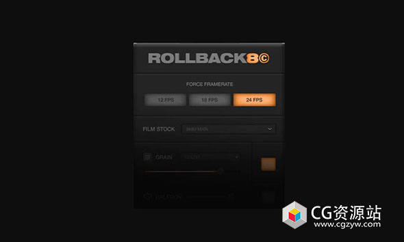 AE/PR脚本-电影8mm胶片噪点刮痕光效效果生成插件 ROLLBACK8 Pro + 使用教程