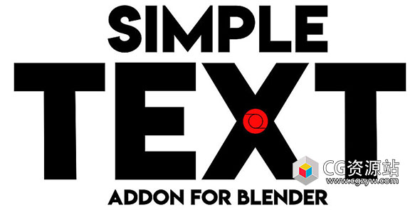 Blender简单文本动画预设插件 Simple Text V1.1.1